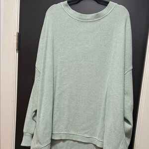 Aerie waffle knit sweater (oversized)